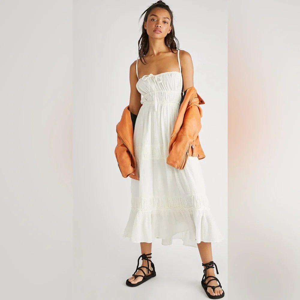Free People taking sides Maxi Dress - Picture 2 of 4